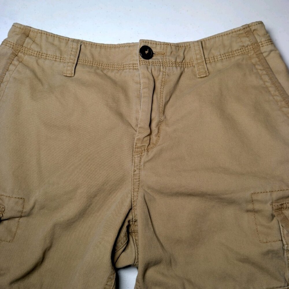 Aeropostale Cargo Shorts Men Size 30 Brown Cotton Classic - Picture 12 of 14